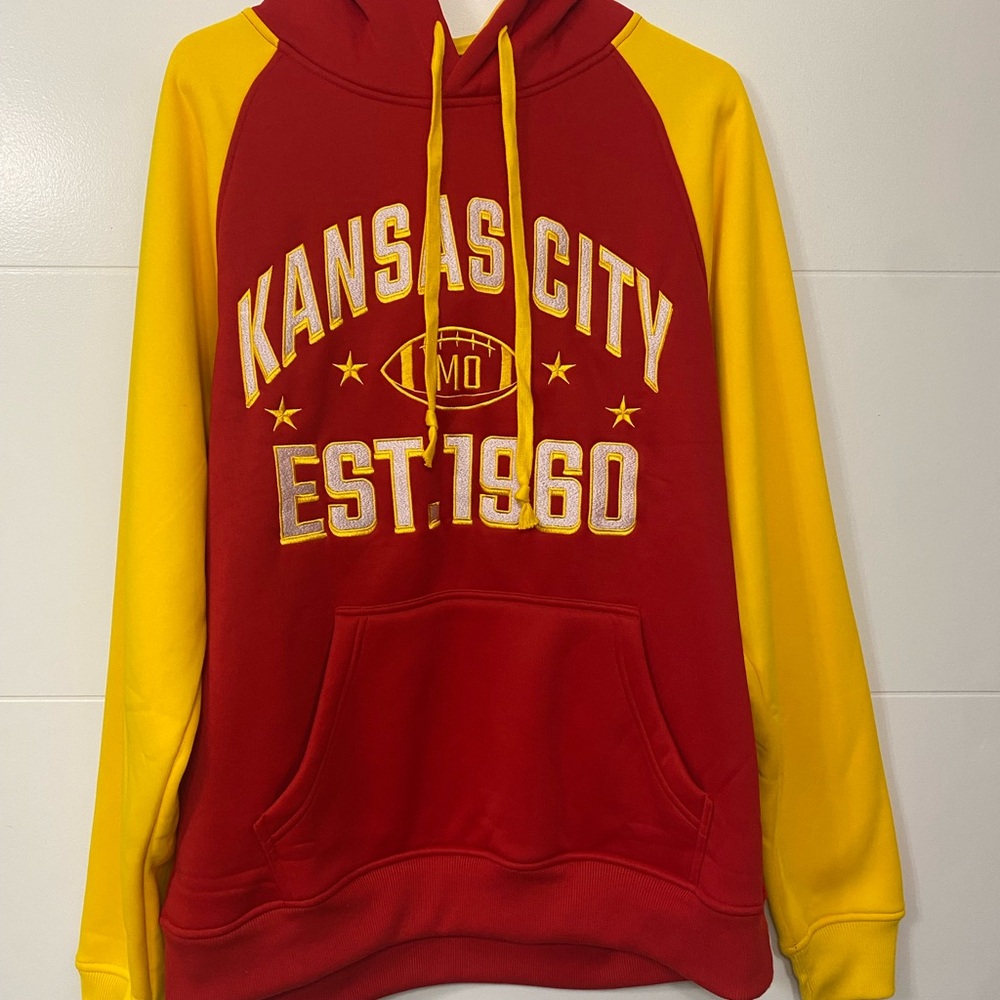 Kansas City Red and Yellow Hoodie